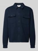 Marc O'Polo Denim Relaxed Fit Hemdjacke aus reiner Baumwolle in Marine...