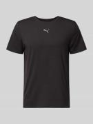 PUMA PERFORMANCE Strickpullover mit Rundhalsausschnitt in Black, Größe...