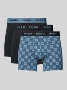 HUGO Trunks aus Baumwoll-Mix im 3er-Pack in Jeansblau, Größe L
