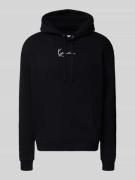 KARL KANI Hoodie mit Kapuze in Black, Größe L