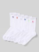 Polo Ralph Lauren Socken mit Label-Stitching im 6er-Pack in Weiss, Grö...