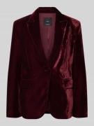 Mango Regular Fit Blazer aus Samt Modell 'COMBI' in Bordeaux, Größe L