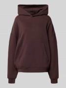 OH APRIL Hoodie mit rückseitigem Print Modell 'Good Karma Wave' in Dun...