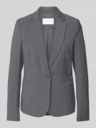 Jake*s Collection Blazer mit Reverskragen in Dunkelgrau, Größe 36