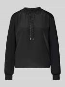 Marc Cain Longsleeve mit Rundhalsausschnitt in Black, Größe 34