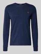Polo Ralph Lauren Longsleeve mit gerippten Abschlüssen in Marine, Größ...