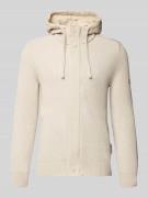 Marc O'Polo Regular Fit Strickjacke aus reiner Baumwolle in Ecru, Größ...