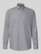 ETERNA Comfort Fit Business-Hemd aus Baumwolle mit Kentkragen in Marin...