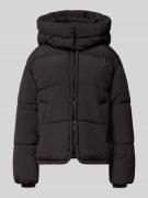 Only Regular Fit Steppjacke mit Kapuze Modell 'CORNELIA' in Black, Grö...