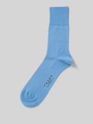 Falke Socken mit geripptem Abschluss in Blau, Größe 45/46