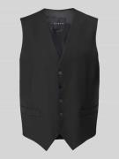bugatti Weste mit V-Ausschnitt in Black, Größe 48