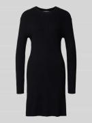 Tom Tailor Denim Figurbetontes Strickkleid aus Viskose-Mix in Black, G...