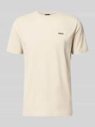 BOSS Green Regular Fit T-Shirt aus Baumwoll-Mix in Beige, Größe L