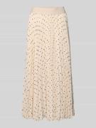 JOOP! Midirock mit Plisseefalten Modell 'Salma2' in Beige, Größe 34