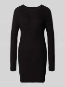 Noisy May Strickkleid mit Rundhalsausschnitt Modell 'SIESTA' in Black,...