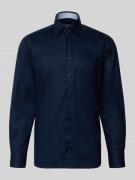 ETERNA Comfort Fit Business Hemd aus Baumwolle mit Kentkragen in Marin...