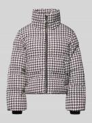 HUGO Boxy Fit Steppjacke mit Vichy-Muster Modell 'FILORA-1' in Black, ...