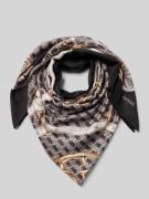 Guess Schal mit Logo-Print Modell 'Noelle' in Black, Größe 1