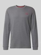 HUGO Regular Fit Langarmshirt aus Baumwoll-Mix Modell 'AUSTIN' in Anth...