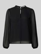 Rinascimento Bluse mit Rundhalsausschnitt in Black, Größe L