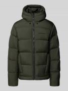 PEAK PERFORMANCE Daunenjacke mit Label-Stitching in Oliv, Größe S