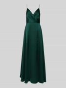 Luxuar Abendkleid mit Herzausschnitt in Dunkelgruen, Größe 32