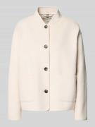 Tommy Hilfiger Regular Fit Bomberjacke aus Woll-Mix in Weiss, Größe 34