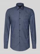 BOSS Slim Fit Businesshemd aus Lyocell-Baumwoll-Mix Modell 'HANK' in M...