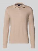 JOOP! Collection Strickpullover mit Umlegekragen Modell 'Galdino' in S...