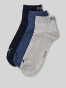 PUMA Sneakersocken mit Logo im 3er-Pack in Marine, Größe 39/42
