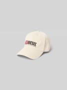Diesel Basecap mit Label-Stitching in Weiss, Größe 1
