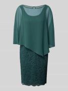 Vera Mont Knielanges Cocktailkleid im 2-in-1-Look in Smaragd, Größe 36