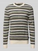 Barbour Loose Fit Strickpullover aus reiner Baumwolle in Offwhite, Grö...