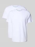 Götzburg Wäsche T-Shirt mit Rundhalsausschnitt im 2er-Pack in Weiss, G...