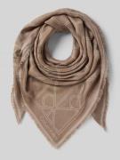 CK Calvin Klein Tuch aus Modal in quadratischer Form in Taupe, Größe 1