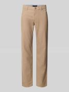Christian Berg Men Straight Fit Hose mit Eingrifftaschen in Beige, Grö...