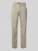 BOSS Regular Fit Stoffhose aus Baumwoll-Mix Modell 'RE.MAINE5' in Oliv...