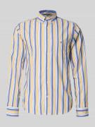 Gant Freizeithemd mit Knopfleiste in Pastellgelb, Größe 5XL