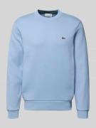 Lacoste Classic Fit Sweatshirt aus Baumwoll-Mix in Bleu, Größe L