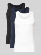 BOSS Regular Fit Unterhemd aus reiner Baumwolle im 3er-Pack in Marine,...