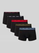 HUGO Trunks aus Baumwoll-Mix im 5er-Pack Modell 'FIVE PACK' in Black, ...