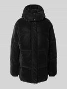 Jake*s Casual Steppjacke mit Kapuze in Black, Größe 44
