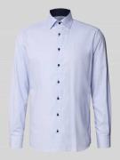 ETERNA Modern Fit Business-Hemd mit Knopfleiste in Bleu, Größe 42