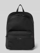 BOSS Rucksack mit Label-Prägung Modell 'RAY' in Black, Größe 1