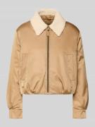 Luisa Cerano Daunenjacke mit Eingrifftaschen in Camel, Größe 34