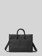 BOSS Henkeltasche mit Label-Applikation Modell 'SANDY TOTE SQ' in Blac...