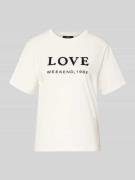 Weekend Max Mara Slim Fit T-Shirt aus reiner Baumwolle Modell 'DAGILE'...