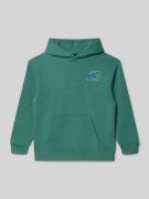 Quiksilver Oversized Hoodie mit Logo-Print Modell 'Salt Water' in Lagu...