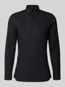 OLYMP No. Six Super Slim Fit Business-Hemd mit Kentkragen in Black, Gr...