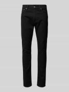 Levi's® Tapered Fit Jeans Modell '512' in Black, Größe 29/32